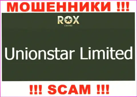 Вот кто владеет брендом Rox Casino - это Unionstar Limited