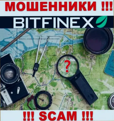 Посетив сайт воров Bitfinex, Вы не сможете найти сведений по поводу их юрисдикции