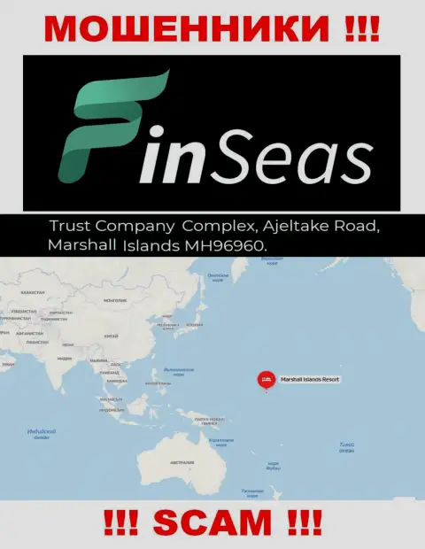 Юридический адрес мошенников ФинСиас в оффшорной зоне - Trust Company Complex, Ajeltake Road, Ajeltake Island, Marshall Island MH 96960, представленная инфа представлена на их онлайн-ресурсе