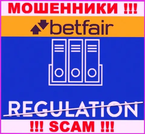 Betfair - это сто процентов интернет ворюги, орудуют без лицензии и без регулирующего органа