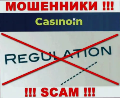 Материал о регуляторе организации Casino In не найти ни у них на web-сайте, ни в internet сети