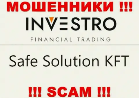 Шарашка Investro находится под руководством компании Safe Solution KFT