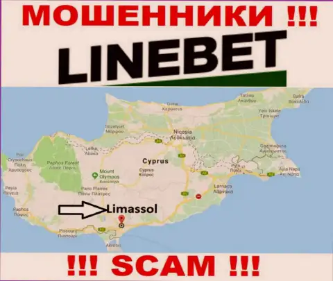 Отсиживаются мошенники Лин Бет в оффшоре  - Cyprus, Limassol, будьте бдительны !!!