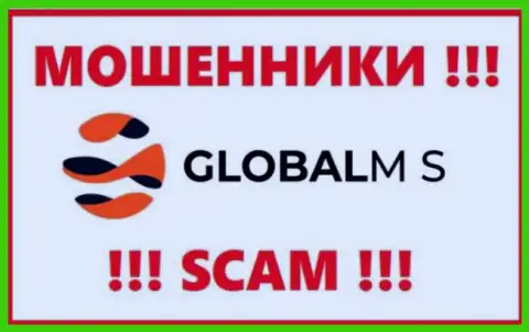 Логотип МОШЕННИКА GlobalM-S Com