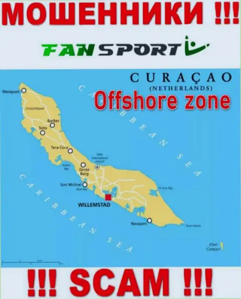 Офшорное место регистрации Фан Спорт - на территории Curacao