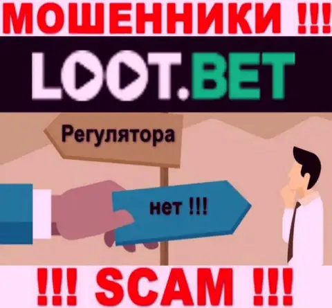 Сведения о регулирующем органе организации Loot Bet не найти ни на их веб-сервисе, ни в глобальной сети internet