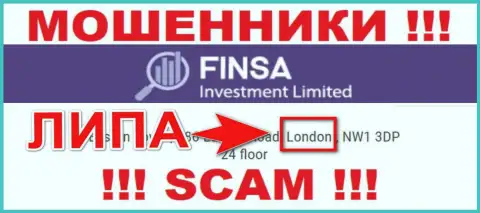 Финса Инвестмент Лимитед - это МОШЕННИКИ, обманывающие клиентов, оффшорная юрисдикция у конторы липовая