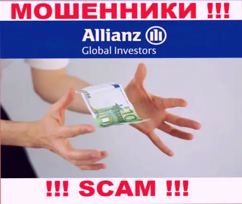 В организации AllianzGI Ru Com вынуждают заплатить дополнительно налоги за вывод денежных средств - не поведитесь