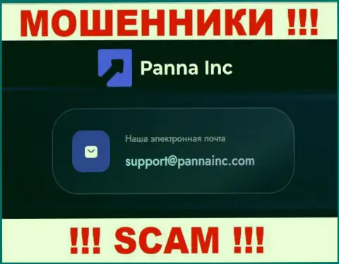 Весьма рискованно связываться с ПаннаИнк Ком, даже через электронный адрес - это коварные internet-мошенники !!!
