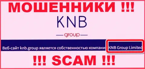 Юр. лицо internet-аферистов KNBGroup - это KNB Group Limited, инфа с онлайн-ресурса обманщиков