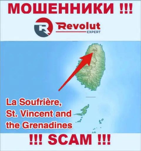 Контора RevolutExpert Ltd - это internet воры, пустили корни на территории Сент-Винсент и Гренадины, а это оффшор