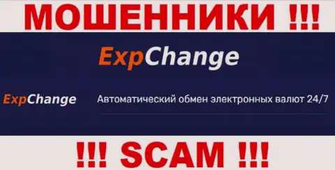 Криптообменник это то на чем, будто бы, профилируются мошенники ExpChange Ru
