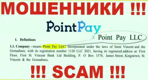 Point Pay LLC - это организация, которая управляет мошенниками Point Pay