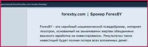 Forex BY - это SCAM и РАЗВОДНЯК !!! (обзор мошеннических действий организации)