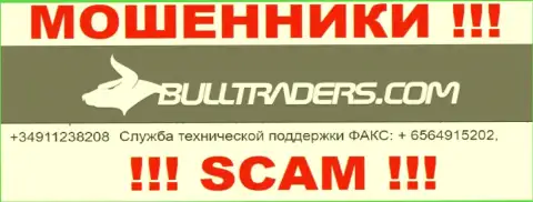 Будьте очень внимательны, интернет мошенники из конторы Буллтрейдерс Ком звонят клиентам с разных номеров телефонов