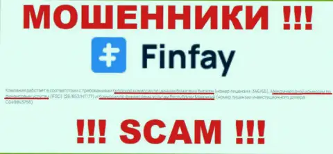 FinFay - это internet-аферисты, противоправные действия которых прикрывают тоже мошенники - FSC