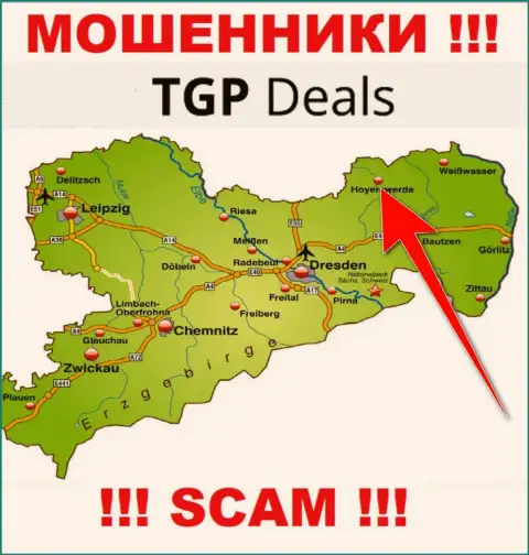 Оффшорный адрес регистрации организации TGPDeals Com фикция - жулики !!!