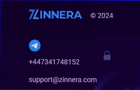 Контактные сведения организации Zinnera